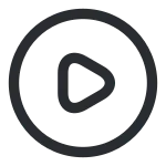 Video Circle SVG Icon